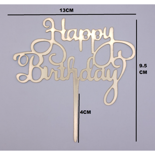 C/TOPPER BENTO HBD CURSIVE C/TOPPER BENTO HBD CURSIVE